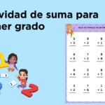 Actividad de suma para primer grado 1