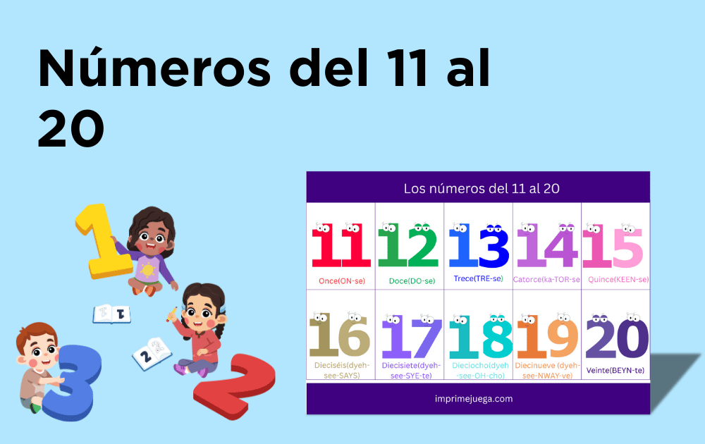 Números del 11 al 20