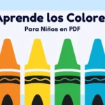 Nombre de colores para imprimir en PDF con lápices de colores