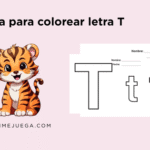 Hoja para Colorear T
