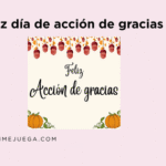 Feliz día de acción de gracias