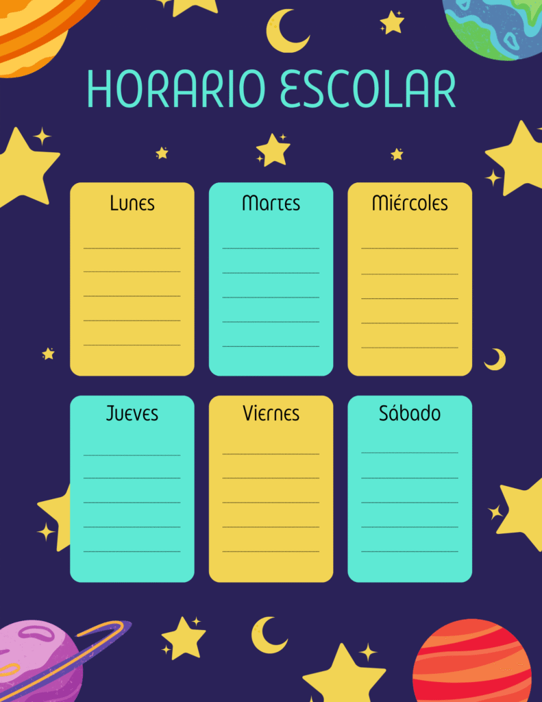 horario de clases